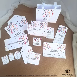 Kit de Regalo Imprimible Blanco