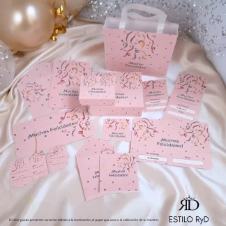 Kit de Regalo Imprimible Rosa