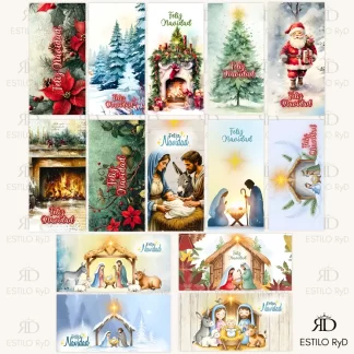 Kit de Money Holders Navidad