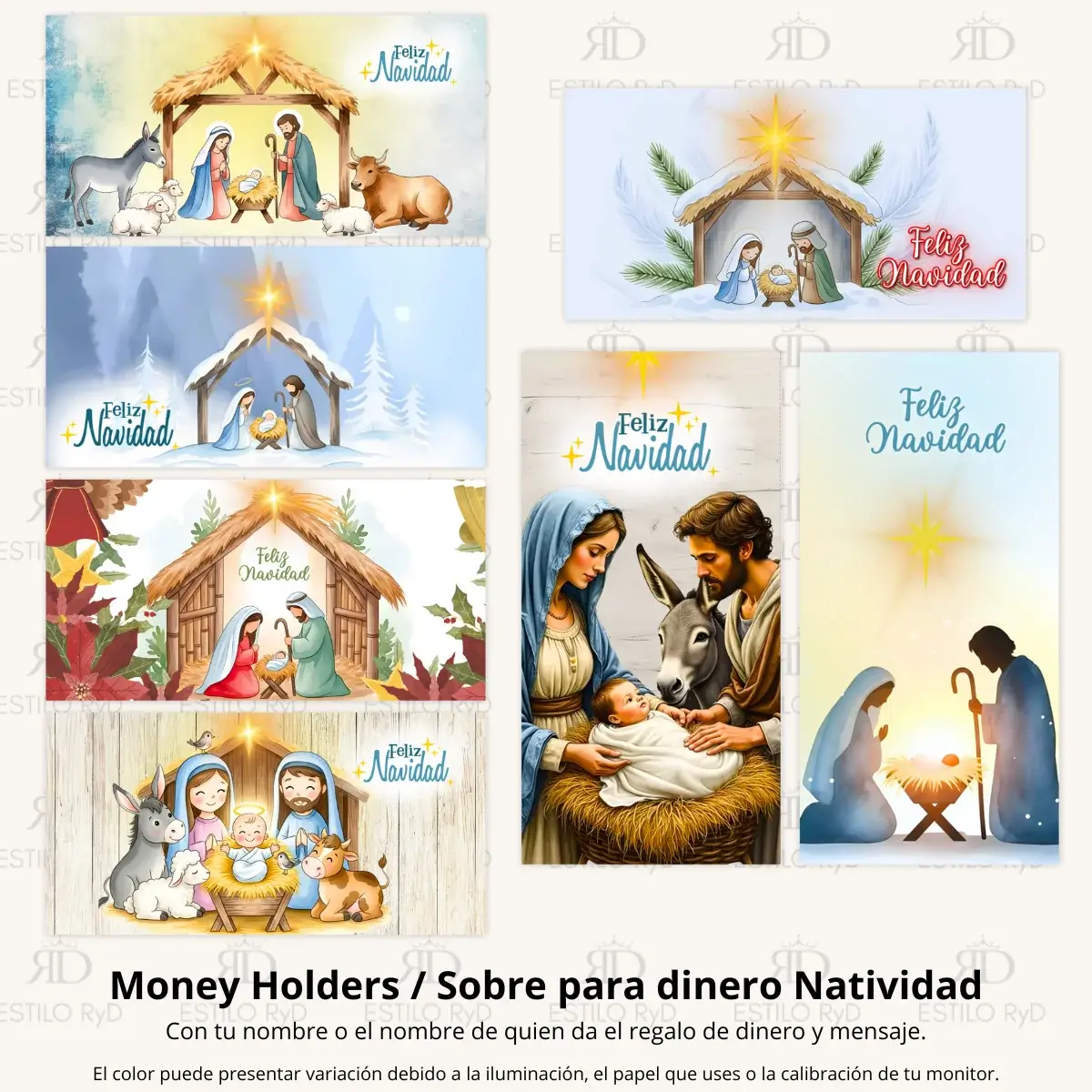 Kit Money Holder Navidad